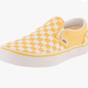 Little Kid - Vans Aspen Gold/True White Slip On Shoes - Size 2